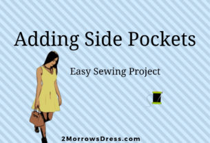 Adding Side Pockets, Easy DIY sewing Project