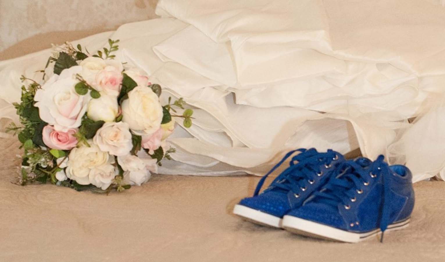 Theresa Blue Bridal Shoes