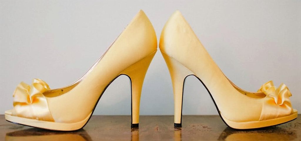 Cream colored wedding on sale shoes