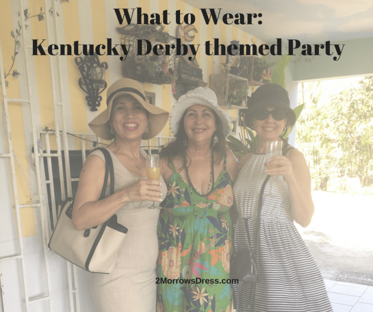 What to Wear Kentucky Derby Themed Party 2Morrows Dress