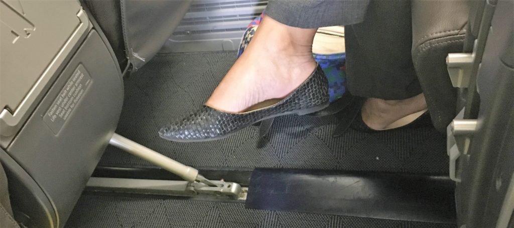 Cute stylish flats air travel