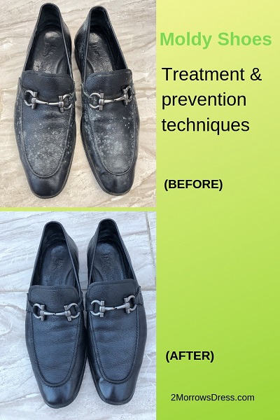 how to remove mold from shoes