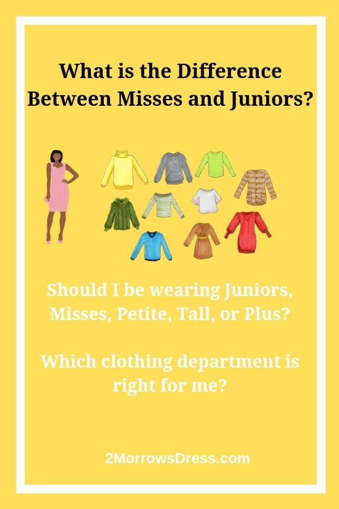 Juniors Vs Misses Size Chart