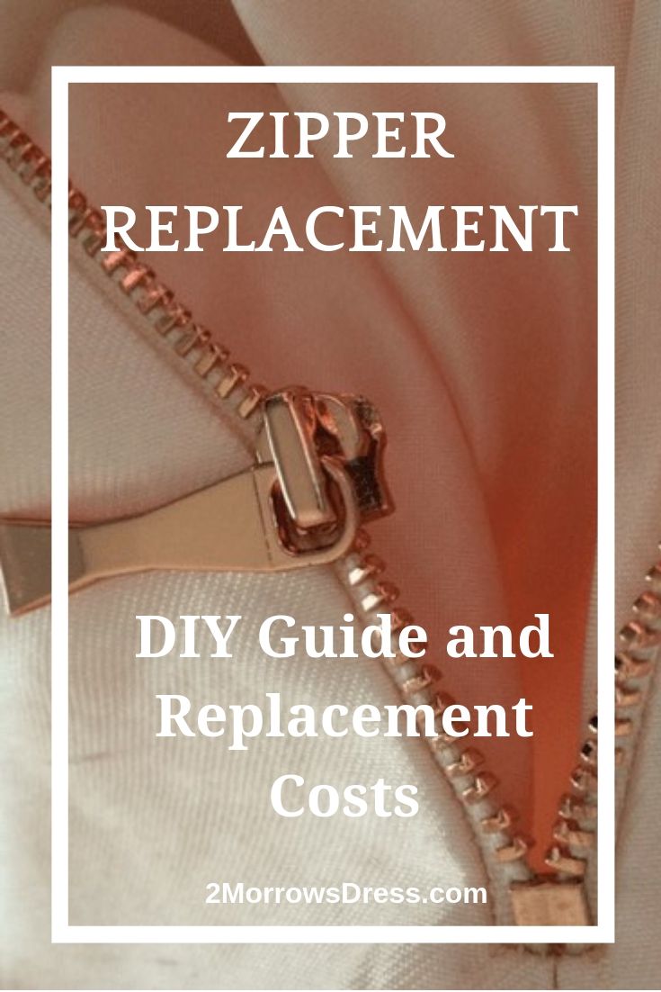 Zipper Replacement DIY Guide and Replacement Costs 2Morrows Dress