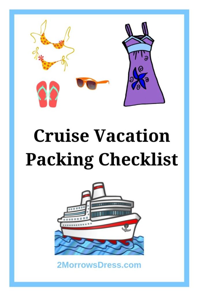 Cruise Vacation Ultimate Packing Checklist for Clothes, Documents, Toiletries, Medications, and More!