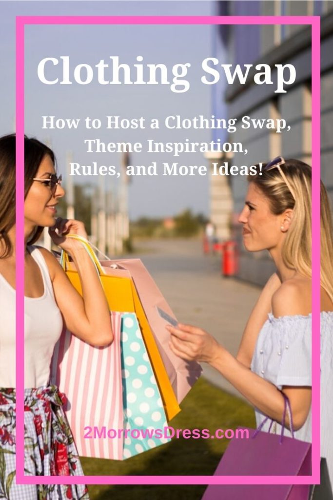 Clothing Swap Party - How to host a clothing swap event, theme inspiration, rules for the clothing sap, and more ideas for eco-friendly fashion.